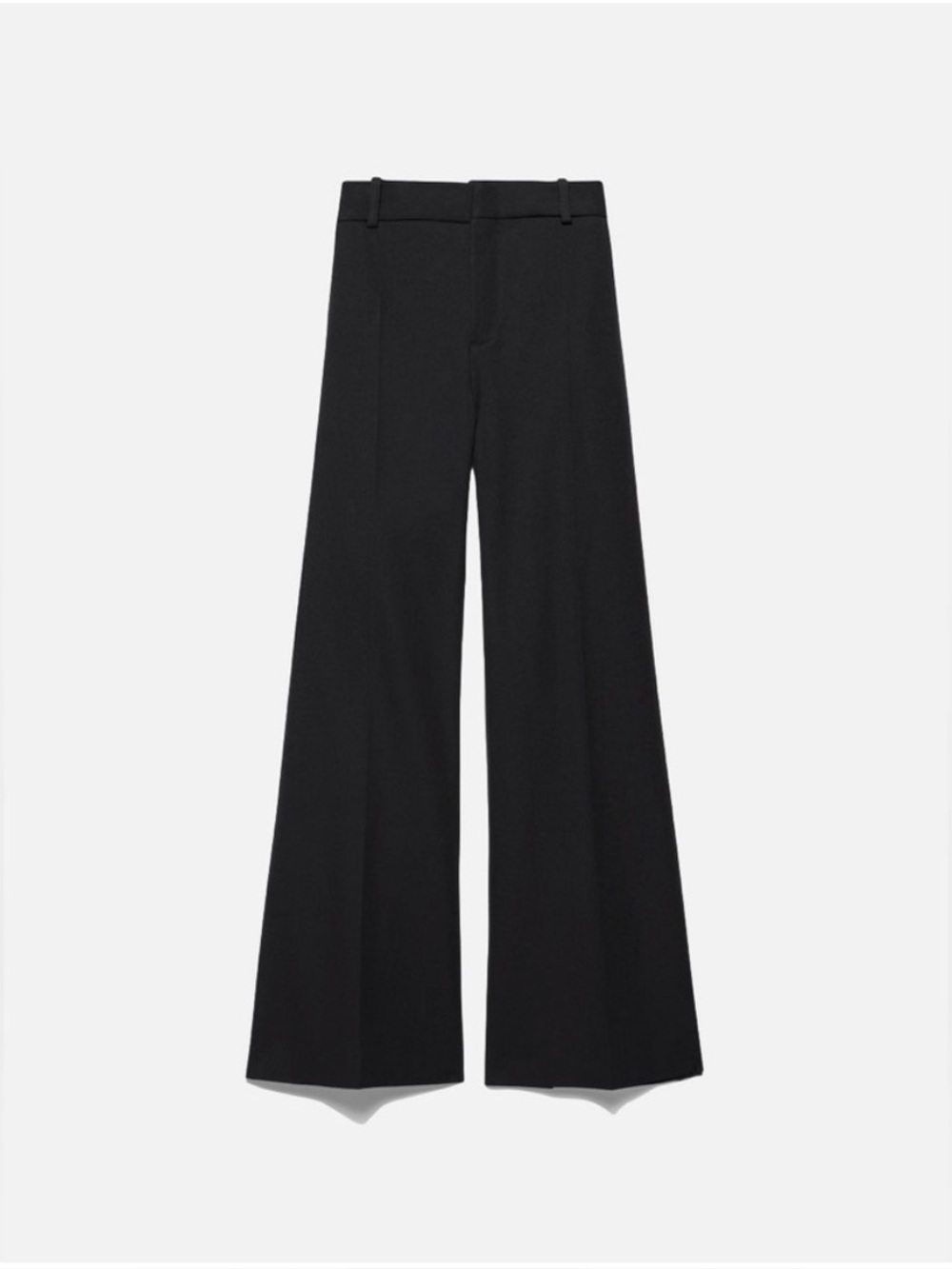 NEW FRAME Le Palazzo Wide leg Trouser in black - Picture 4 of 12
